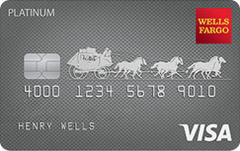 Wells Fargo Platinum Visa card
