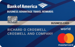 Bank of America Business Advantage Travel Rewards World 