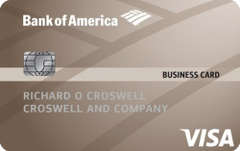 Bank of America® Platinum Visa® Business credit card