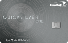 Capital One® QuicksilverOne® Cash Rewards Credit Card