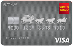 Wells Fargo Platinum Visa card