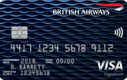 card art for the British Airways Visa Signature® Card