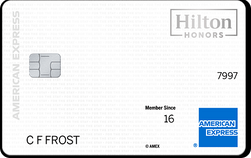 card art for the Hilton Honors American Express Card