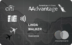 card art for the Citi® / AAdvantage® Executive World Elite Mastercard®