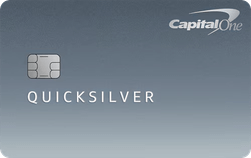 card art for the Capital One Quicksilver Cash Rewards Credit Card