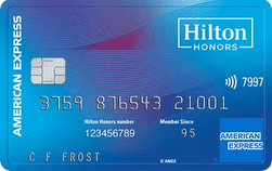 card art for the Hilton Honors American Express Card