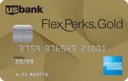 card art for the U.S. Bank FlexPerks® Gold American Express® Card