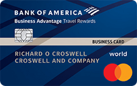 business advantage travel rewards credit card bank of america