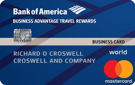 Bank of America® Business Advantage Travel Rewards World Mastercard® credit card